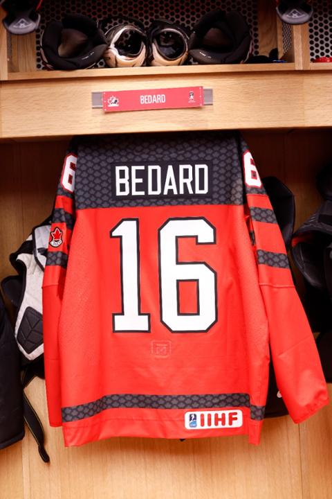 News > Win Connor Bedard Team Canada Autographed Jersey (Elgin