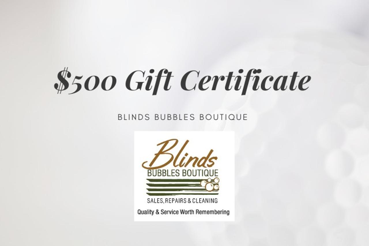 Drive Away Domestic Violence 500 Blinds and Bubbles Gift